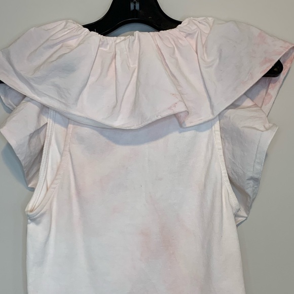 Zara Ruffled Tie Dye Top - Picture 4 of 7